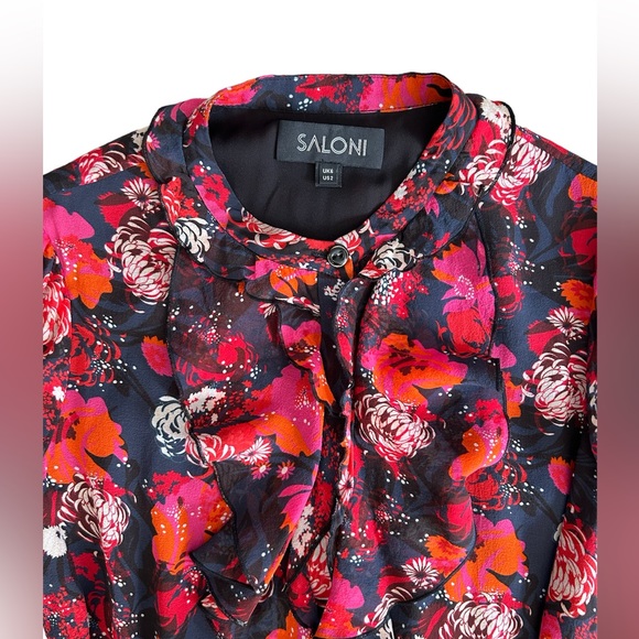 SALONI SILK MINI DRESS 2 | XS - Picture 6 of 6